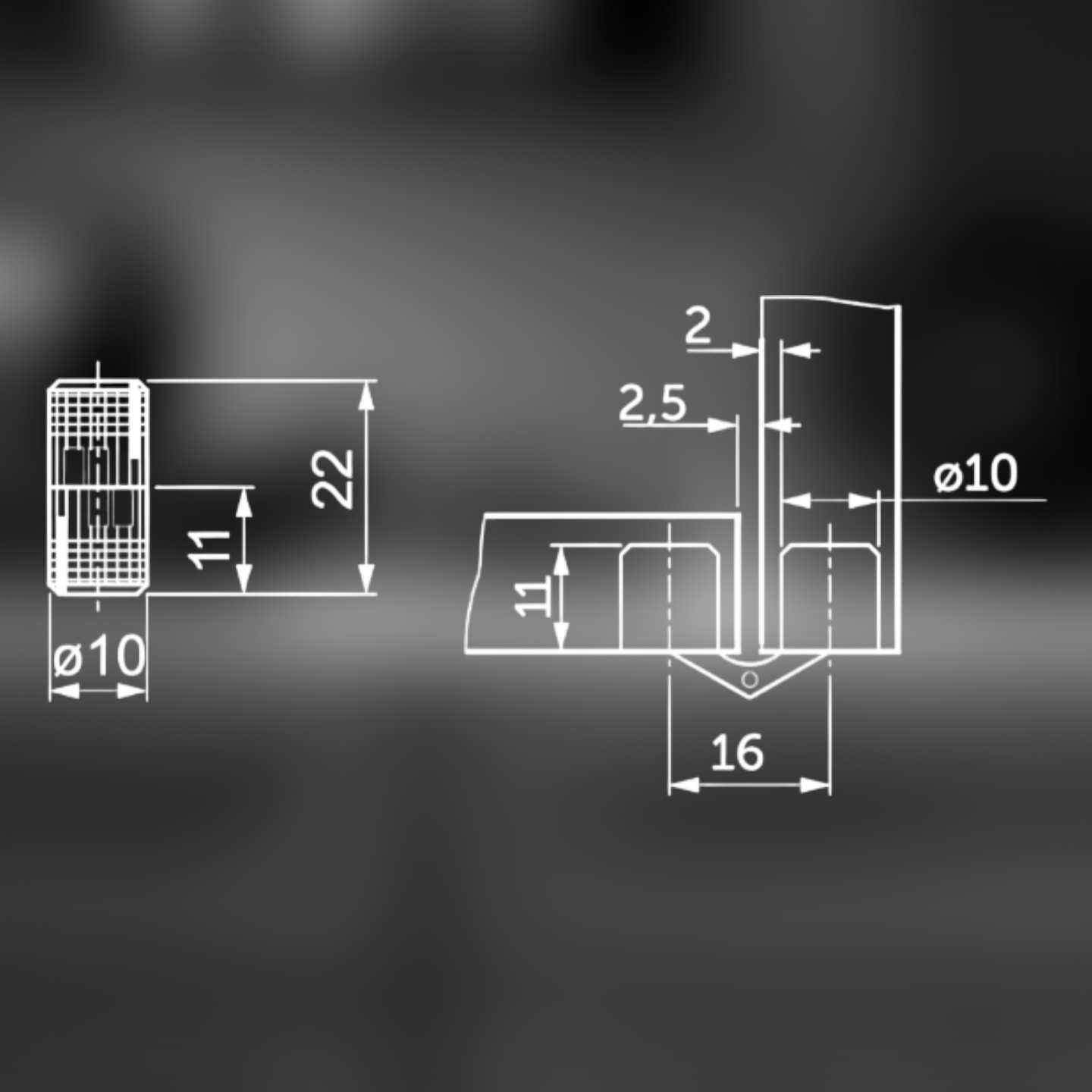 фото Петля цилиндрическая d-10мм