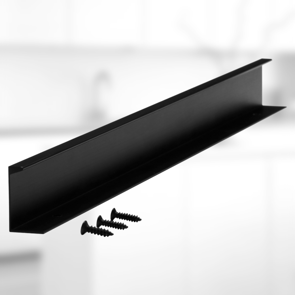 фото Ручка-скоба АТЛАС, 320/400 мм, черный матовый