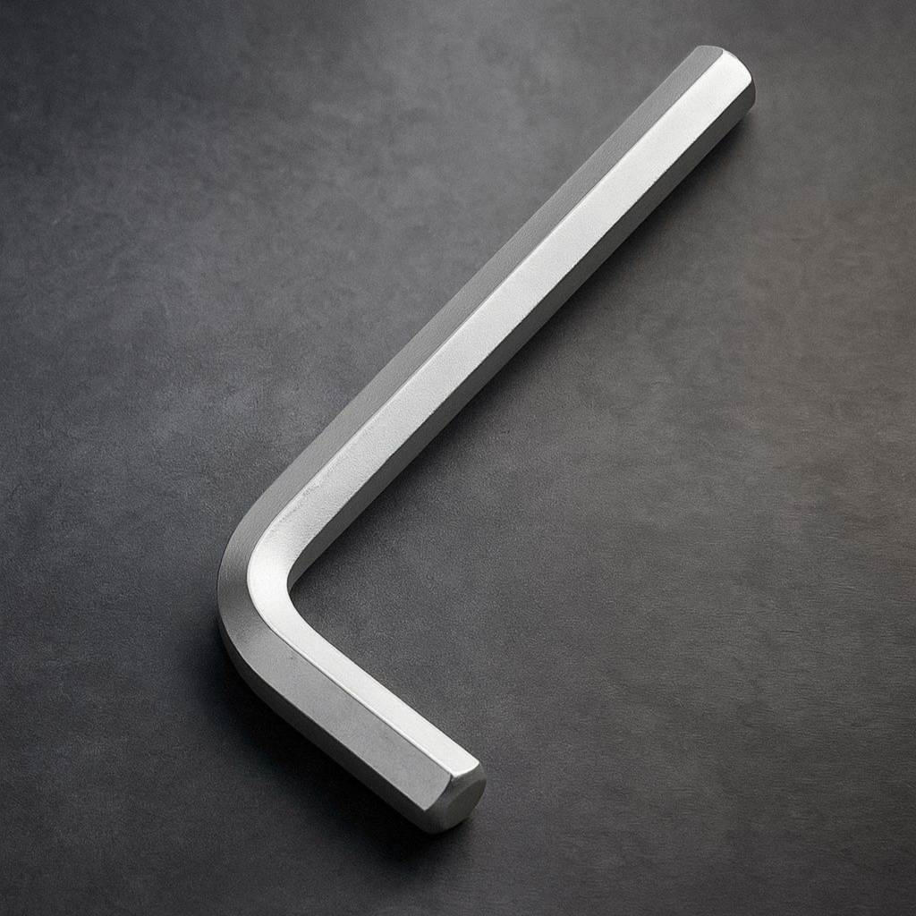 фото Ключ шестигранный для евровинта 4мм "Г"-образный, короткий