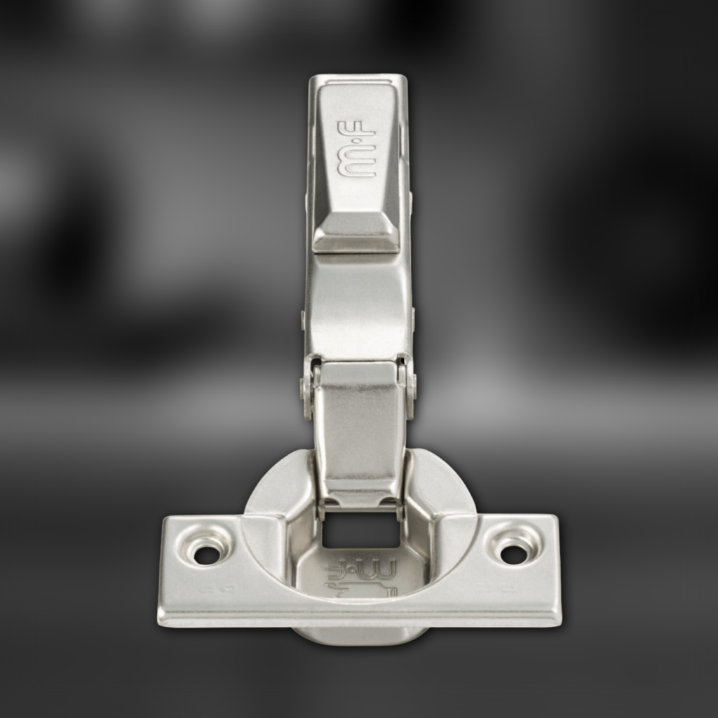 фото Петля накладная MF Prima All-2-Way 3D, Clip-on, доводчиком, мягкий ход, никель