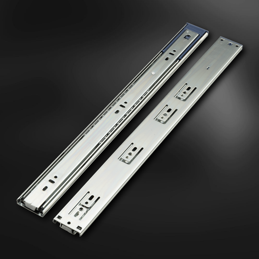 фото Шариковые направляющие полного выдвижения UNIHOPPER 500 мм H=45мм с доводчиком цинк