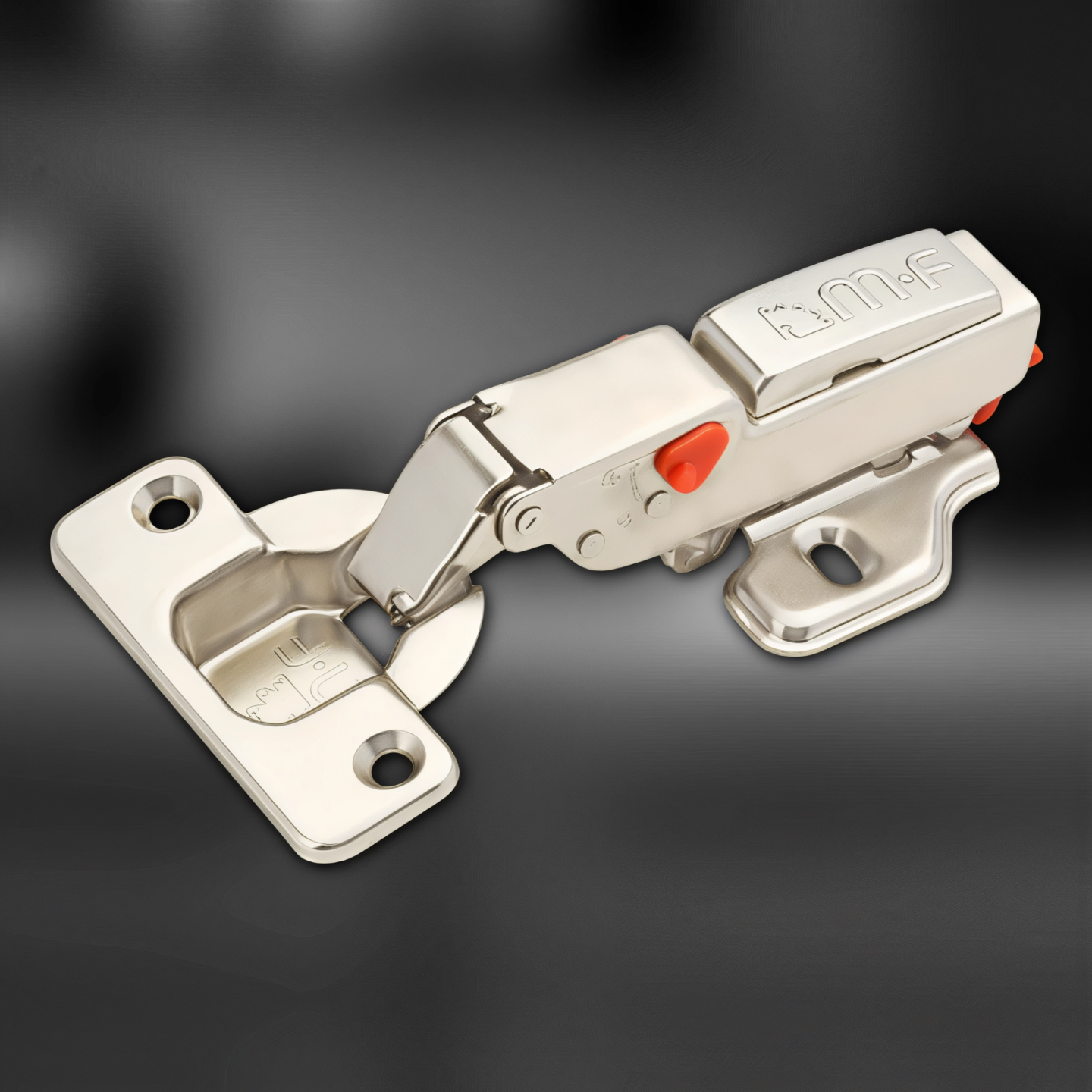 фото Петля MF Prima-2, Clip-on полунакладная с доводчиком, мягкий ход