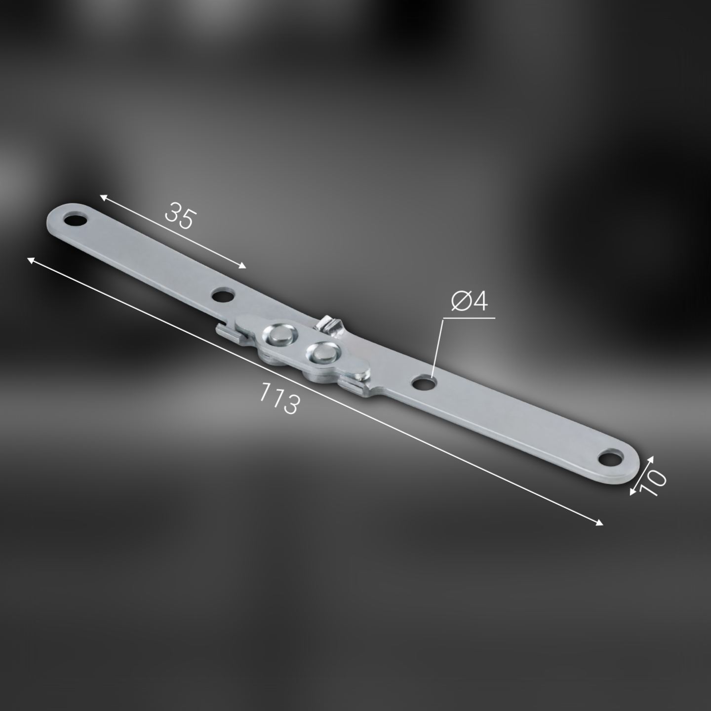 фото Петля ломберная, цинк