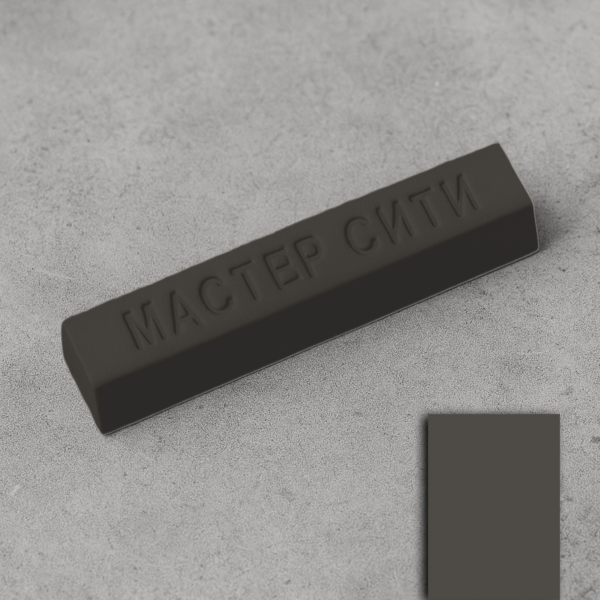 фото Воск мебельный, графит темный