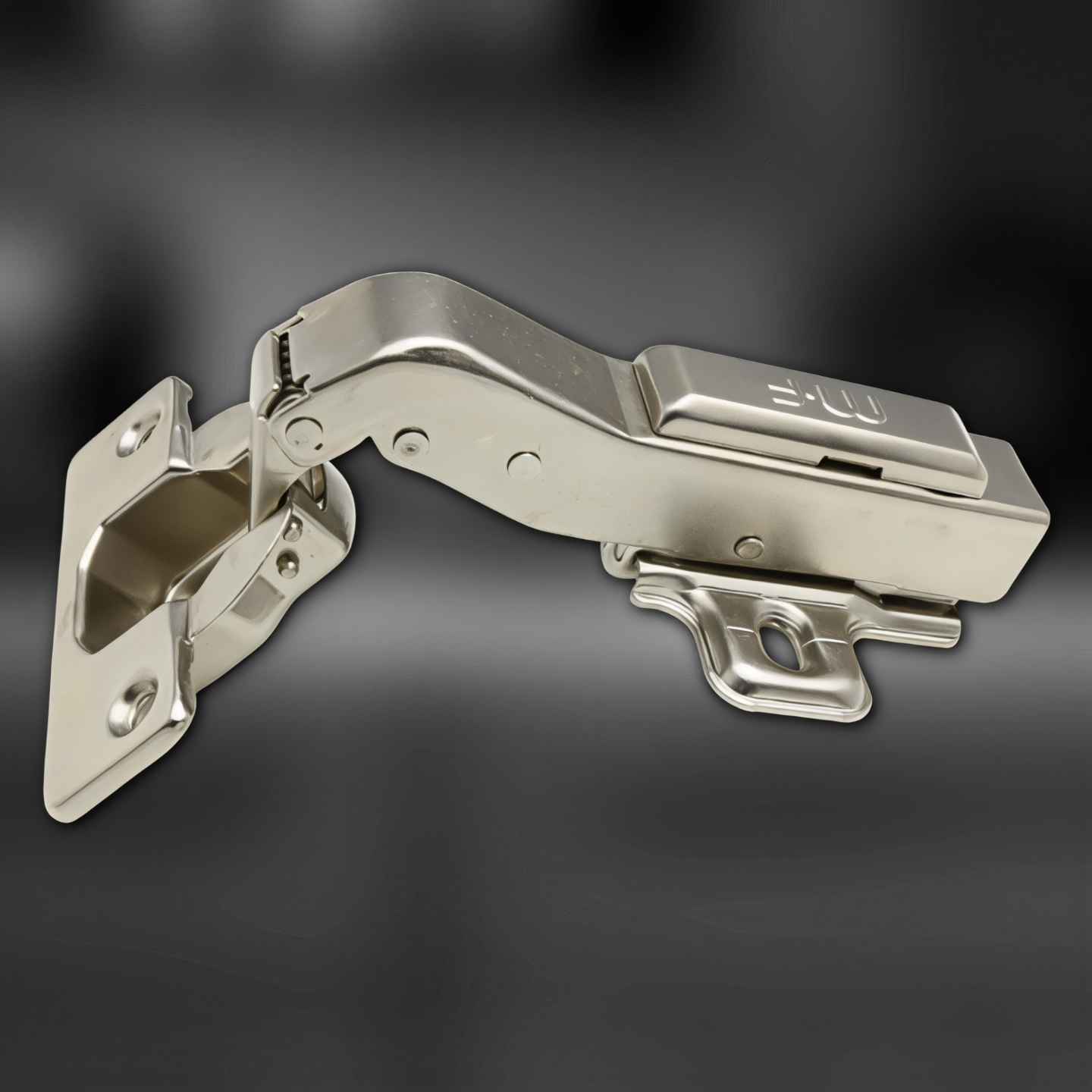 фото Петля угловая 45° MF Prima, Clip-on, с доводчиком