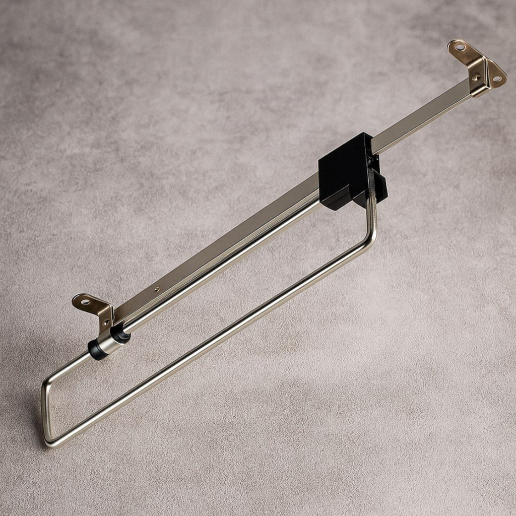 фото Штанга выдвижная 350мм никель RU-008-350