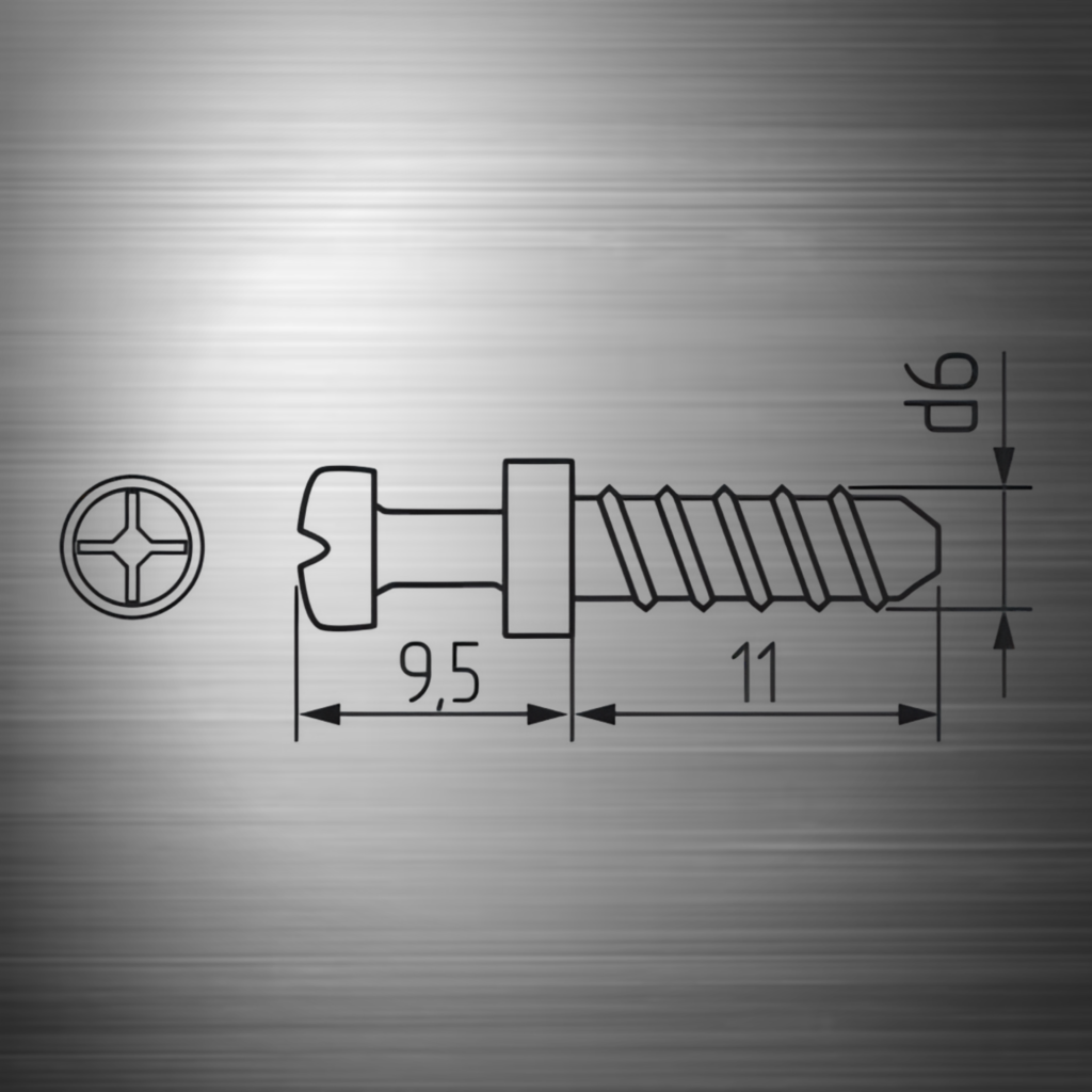 фото Шток эксцентрика усиленного D 20мм евровинт