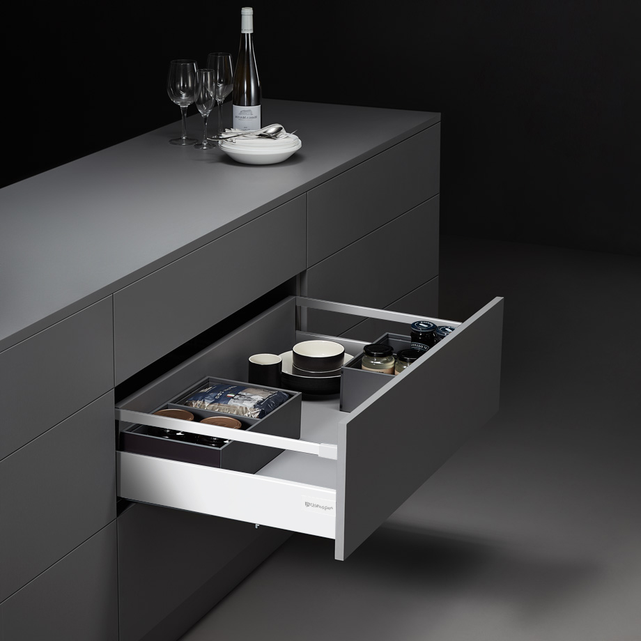 фото Комплект выдвижного ящика Unihopper Magic Box, 80*500 мм, с доводчиком, белый