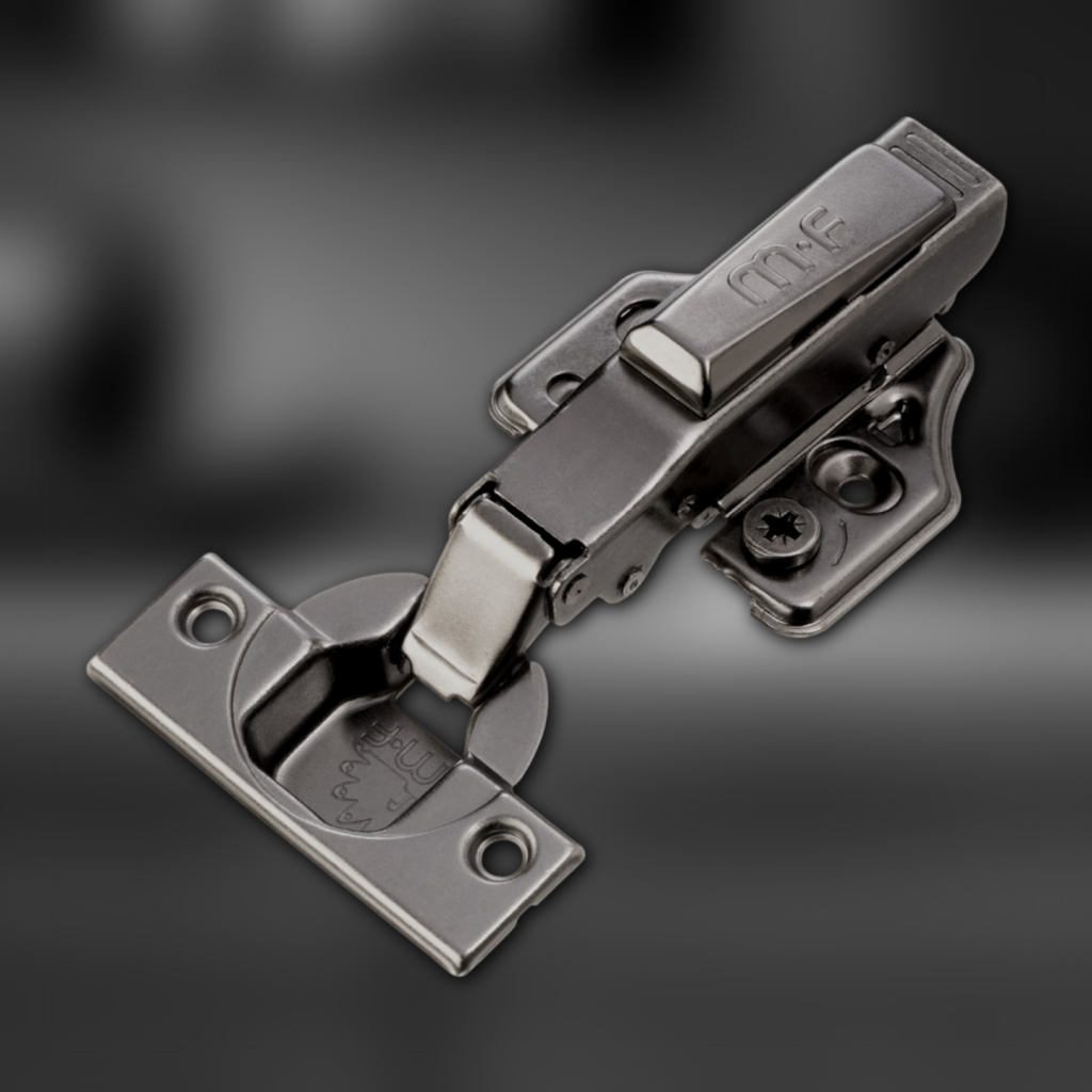 фото Петля накладная MF Prima All-2-Way 3D, Clip-on, с доводчиком, мягкий ход, черный никель