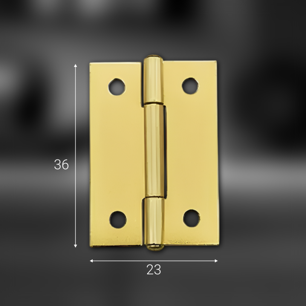 фото Петля карточная 36х23, латунь