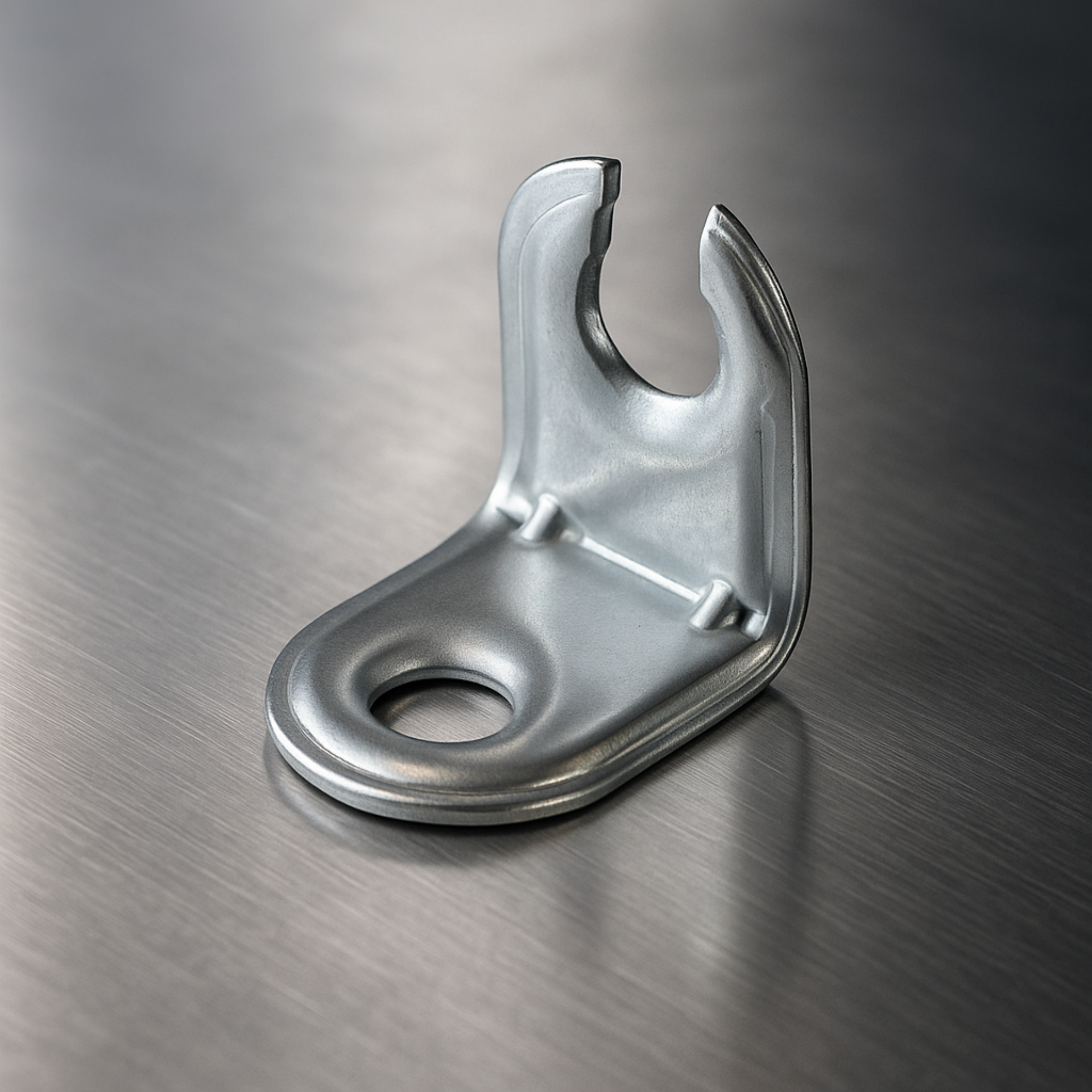 фото Стяжка угловая стальная, цинк (без винта и втулки)