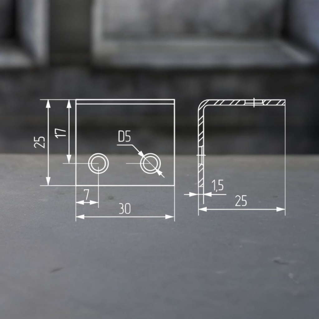 фото Уголок 25х25х30