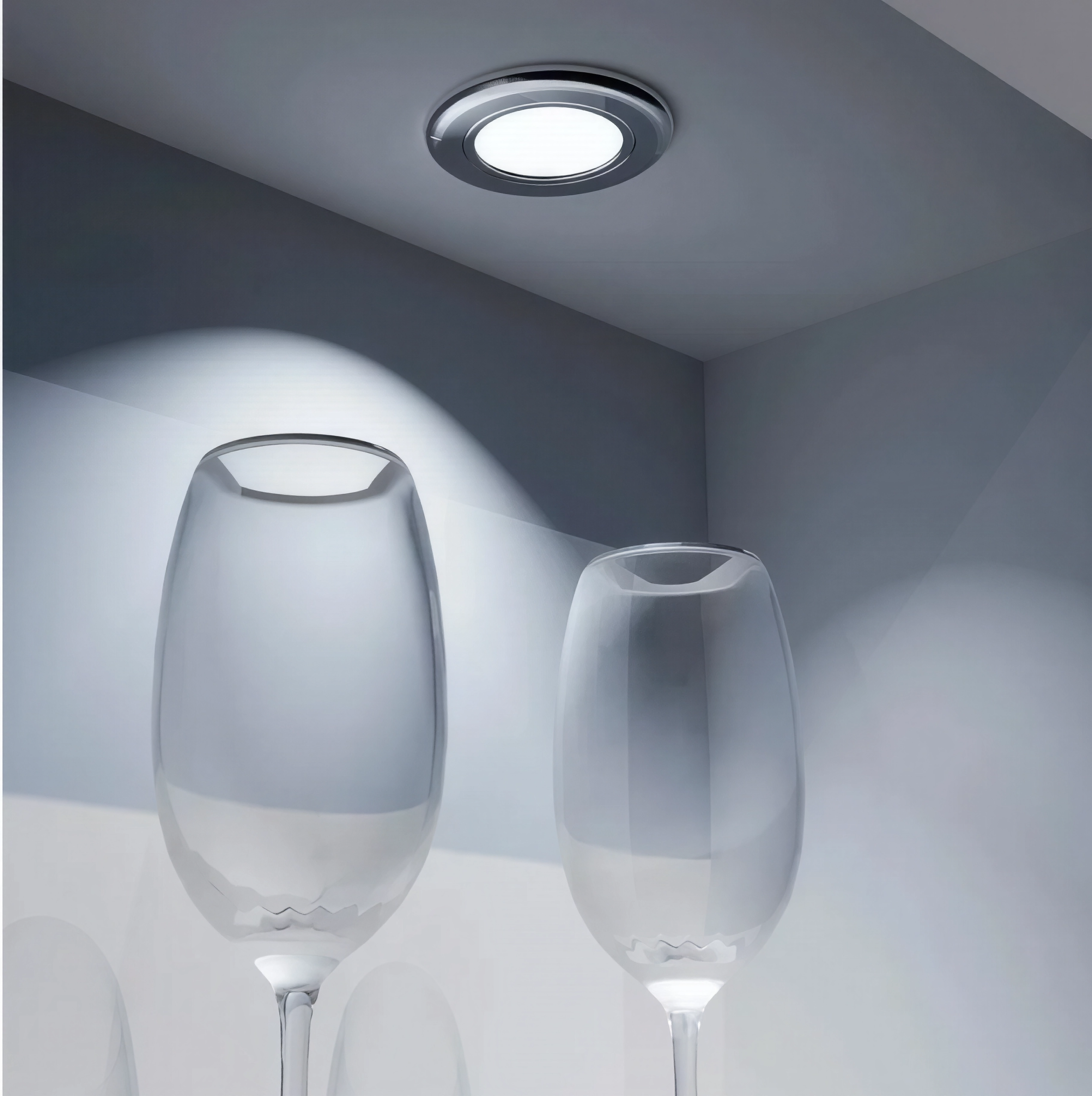 фото Светильник мебельный врезной светодиодный 220V