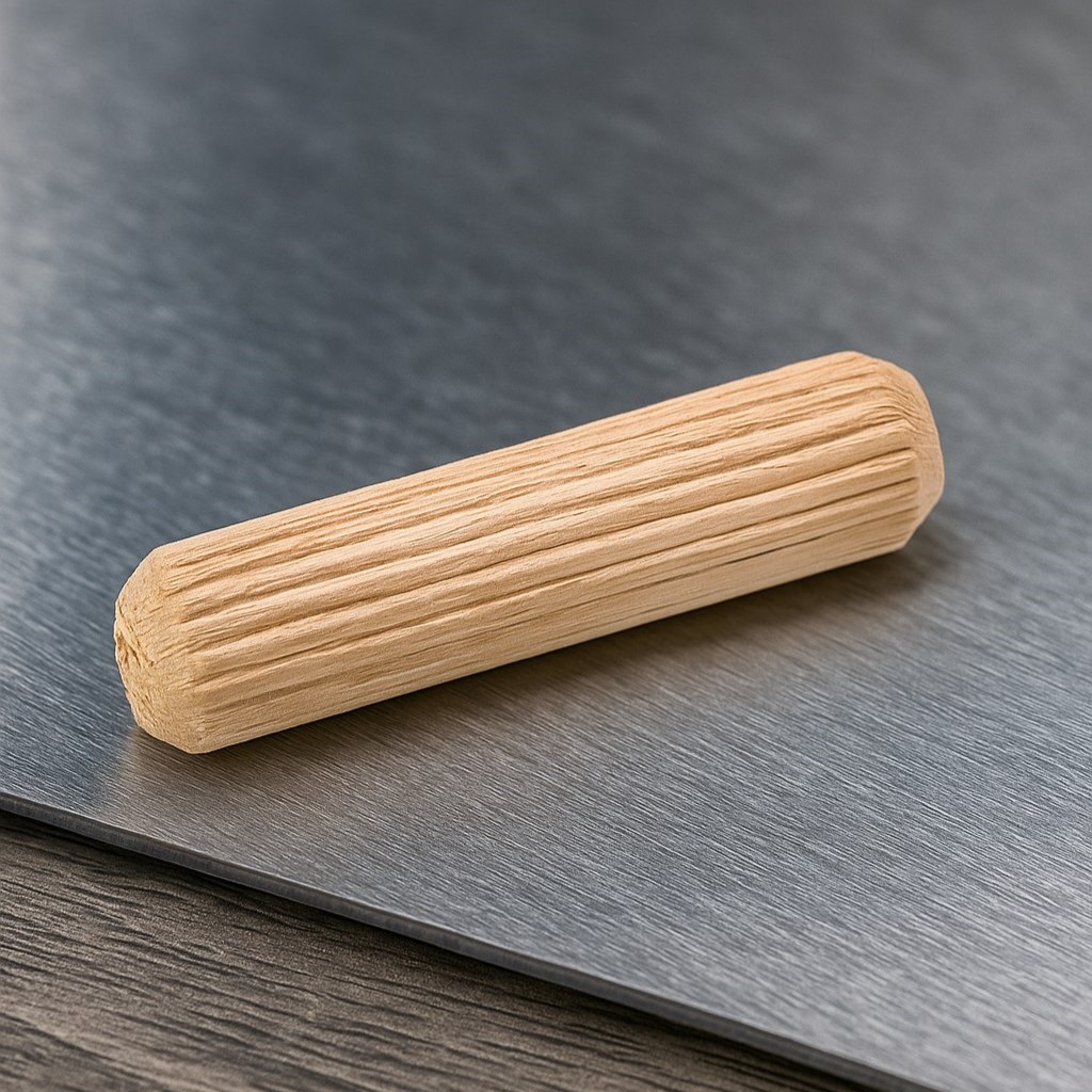 фото Шкант 10х45мм с насечкой, бук