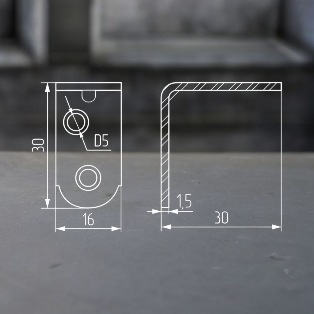 фото Уголок 30х30х16