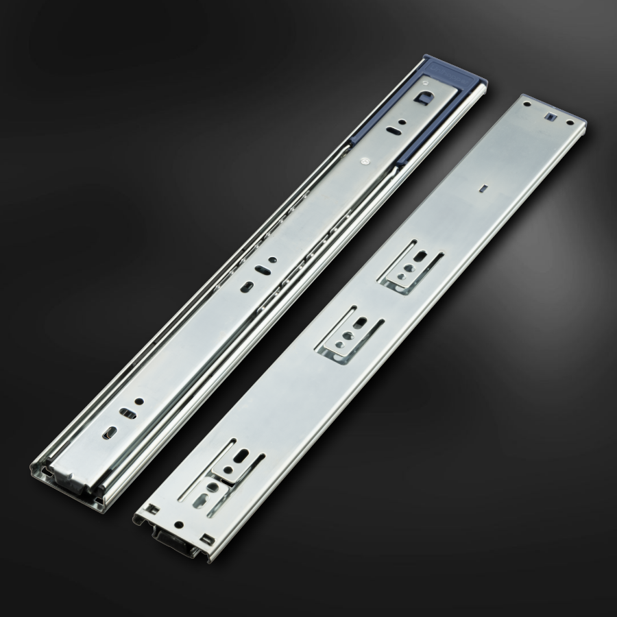 фото Шариковые направляющие полного выдвижения UNIHOPPER 450 мм H=45мм с доводчиком цинк