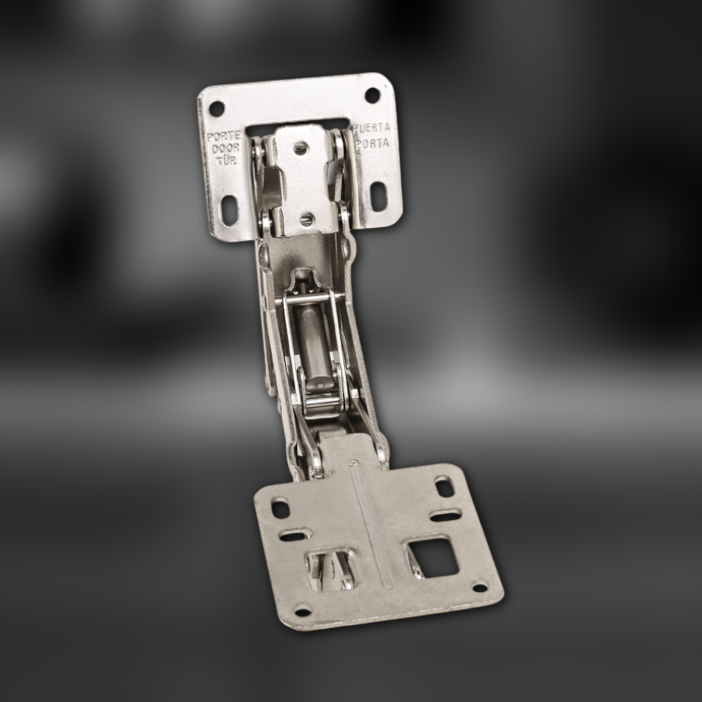 фото Петля без врезки с доводчиком