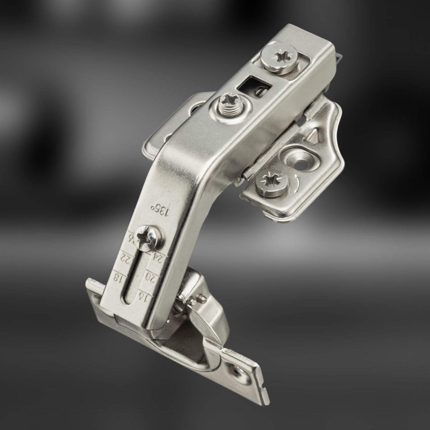 фото Петля угловая 135° MF Prima All-2-Way 3D, Clip-on, никель