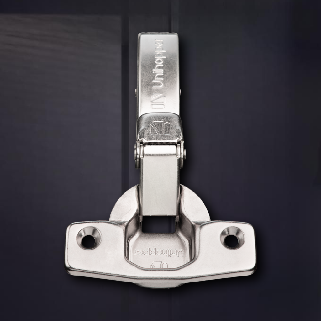 фото Вкладная 3D петля UNIHOPPER SETTON с доводчиком, 48 мм, с декоративной накладкой