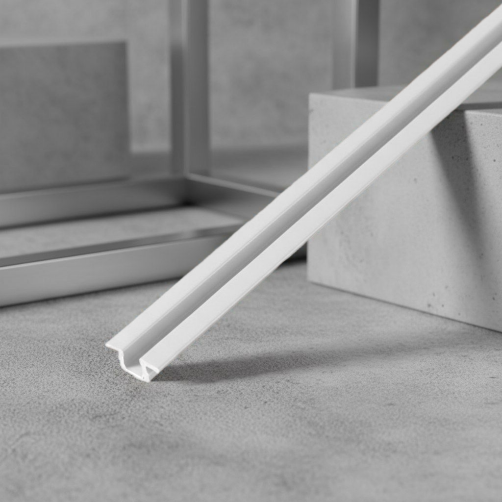 фото Профиль напр.врезной белый 2,5м