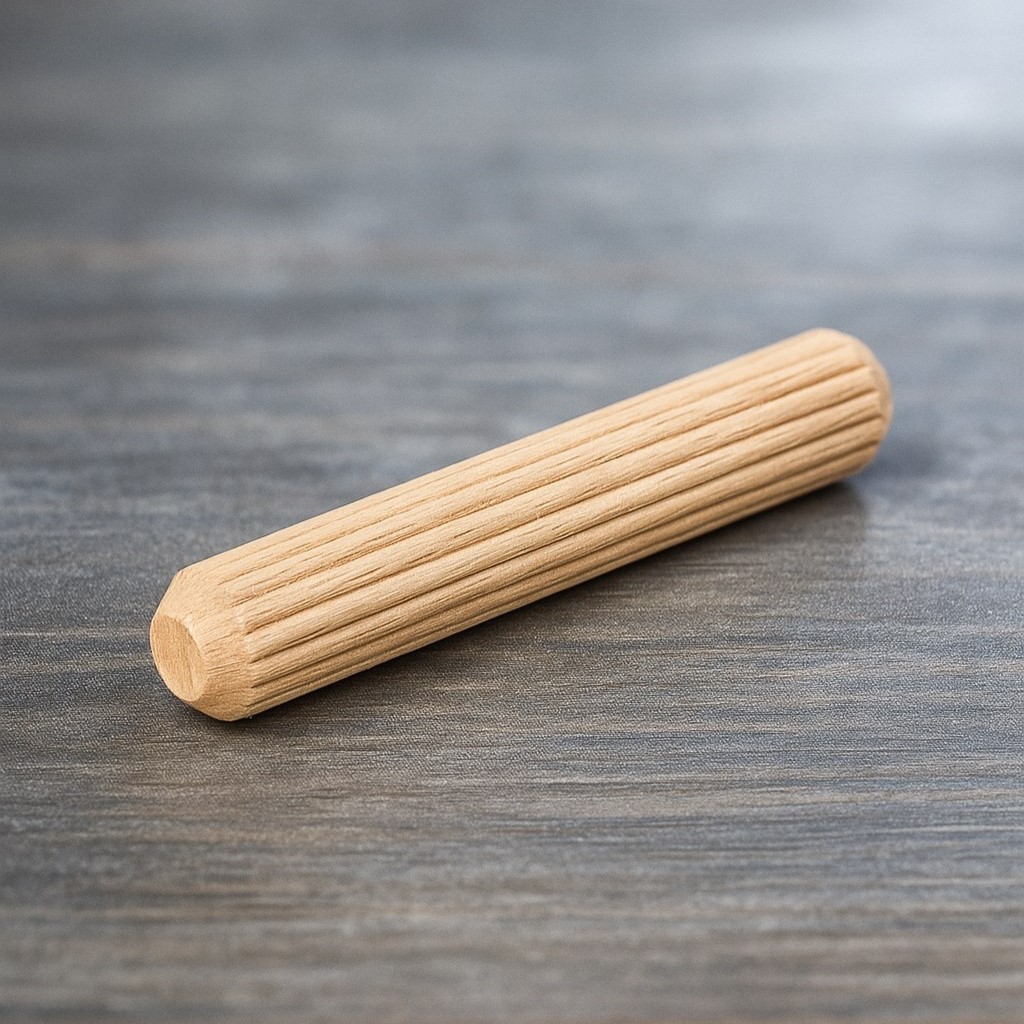 фото Шкант 8х50мм с насечкой, бук