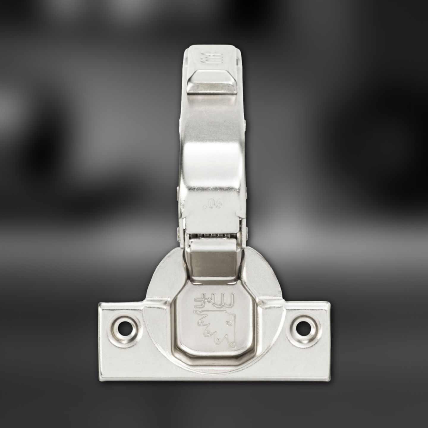 фото Петля угловая 90° MF Prima All-2-Way 3D, Clip-on, доводчиком, мягкий ход, никель