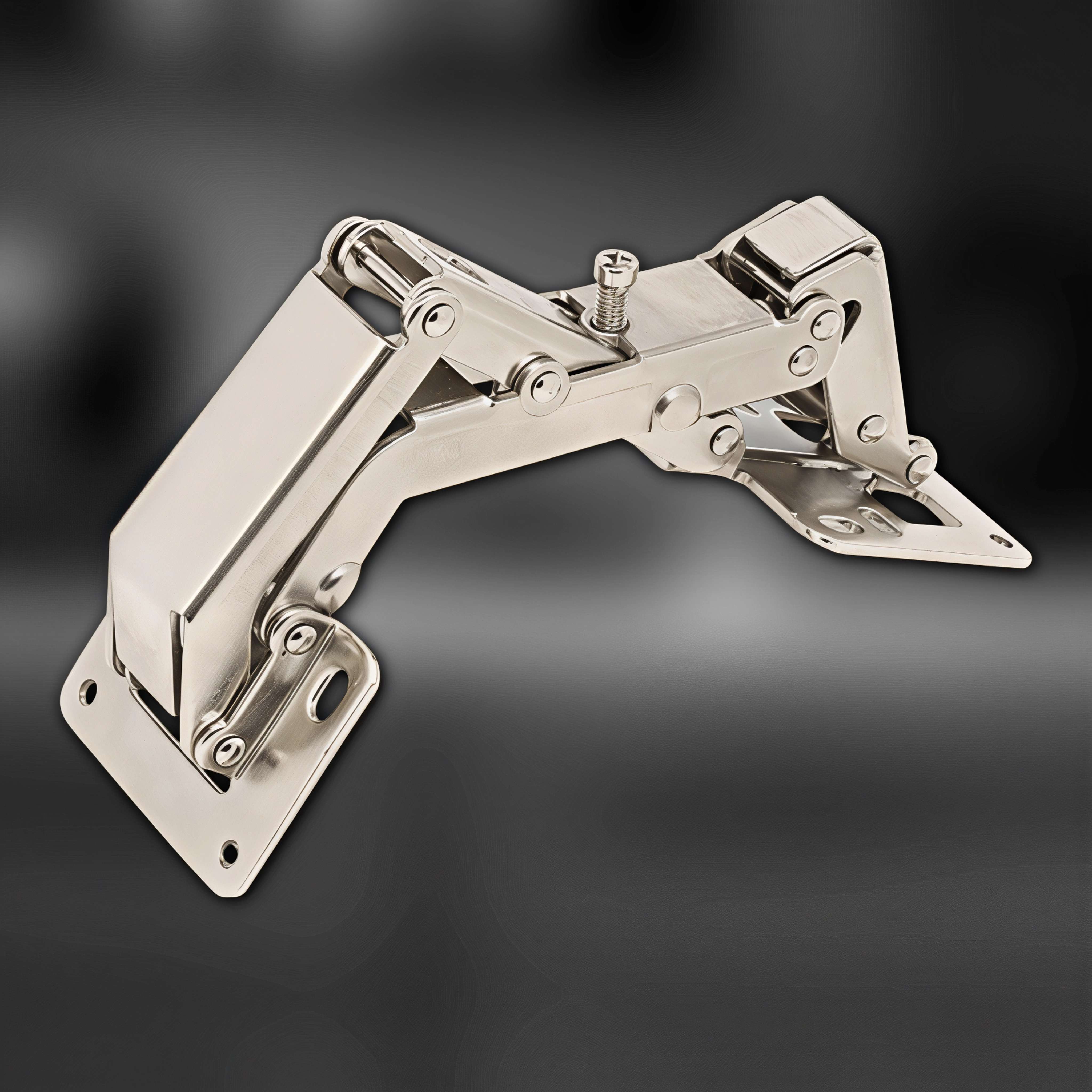 фото Петля без врезки с доводчиком