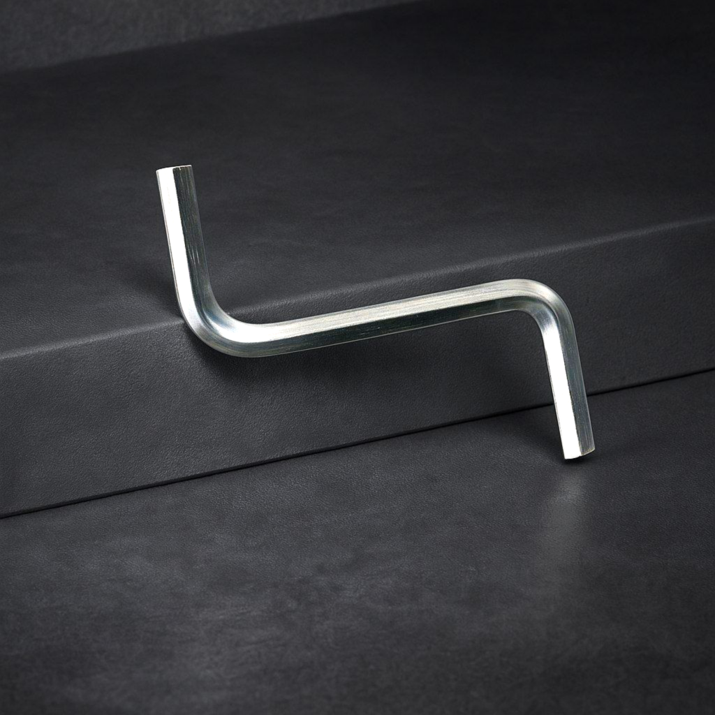 фото Ключ шестигранный для евровинта 4мм "S"-образный, закаленная сталь