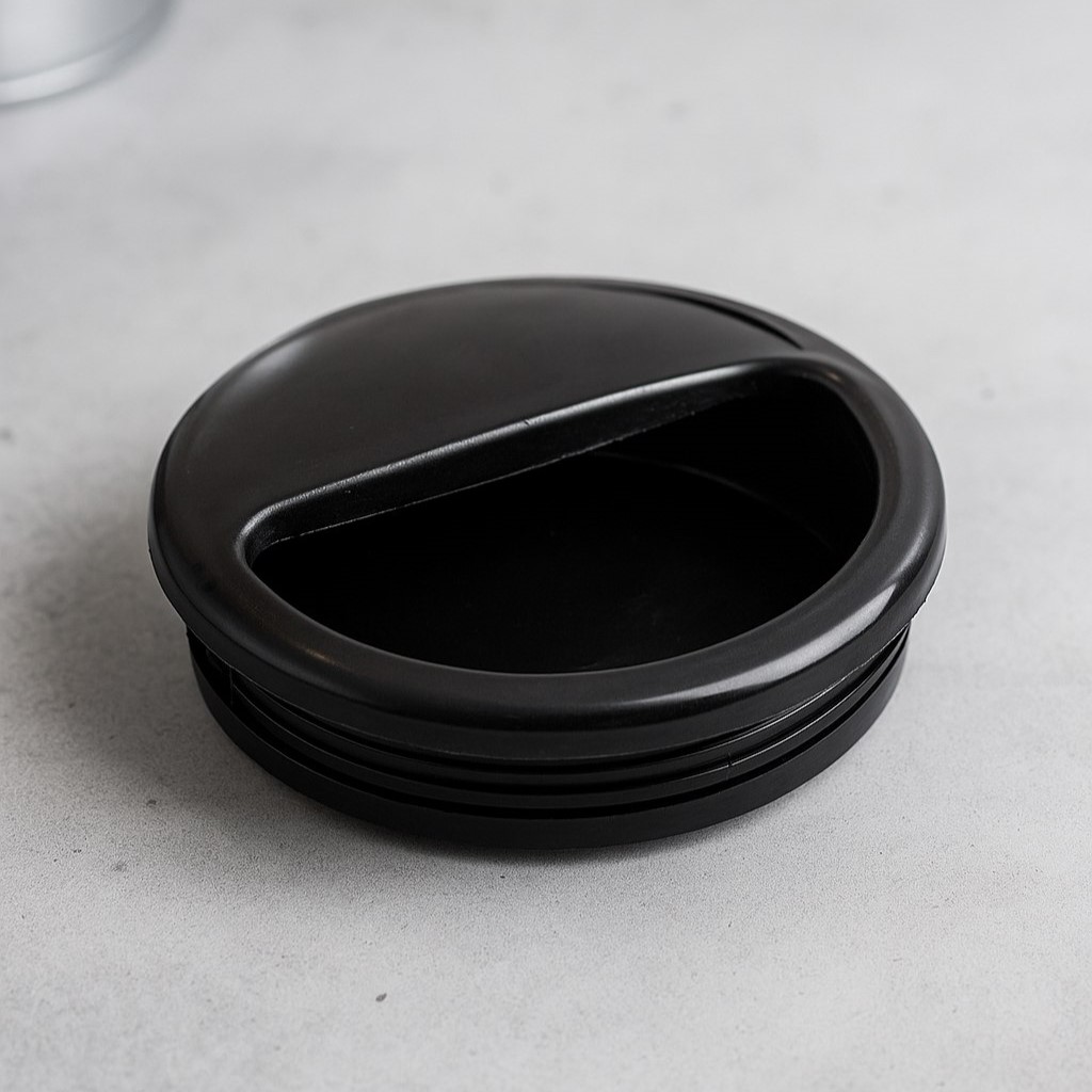 фото Ручка врезная D=50, черный