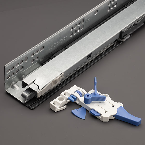 фото Направляющие 500 мм Unihopper скрытого типа с 3D регулировкой, с доводчиком, на 50 кг