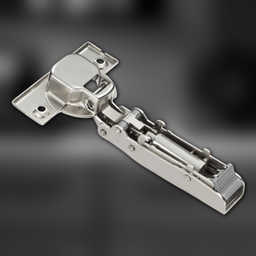 фото Петля накладная MF Prima All-2-Way 3D, Clip-on, доводчиком, мягкий ход, никель