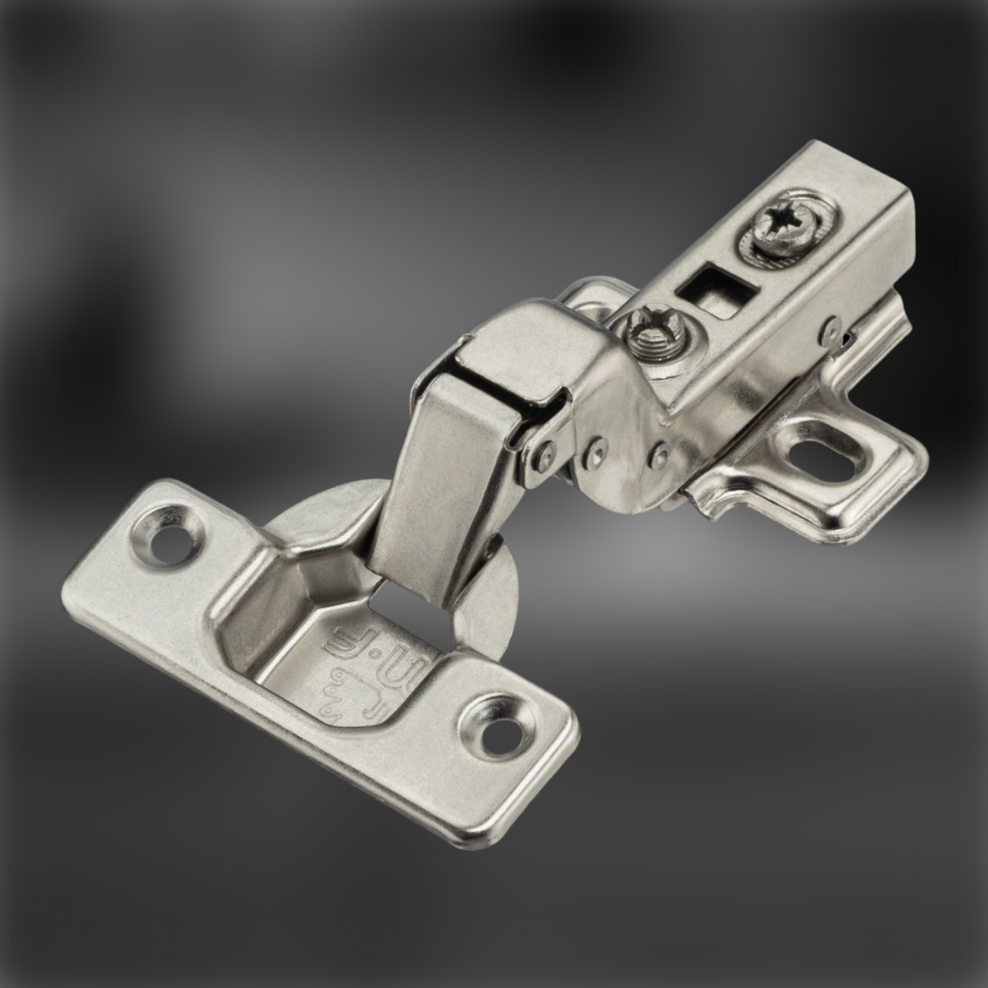 фото Петля полунакладная 91370.052 Clip-on с доводчиком