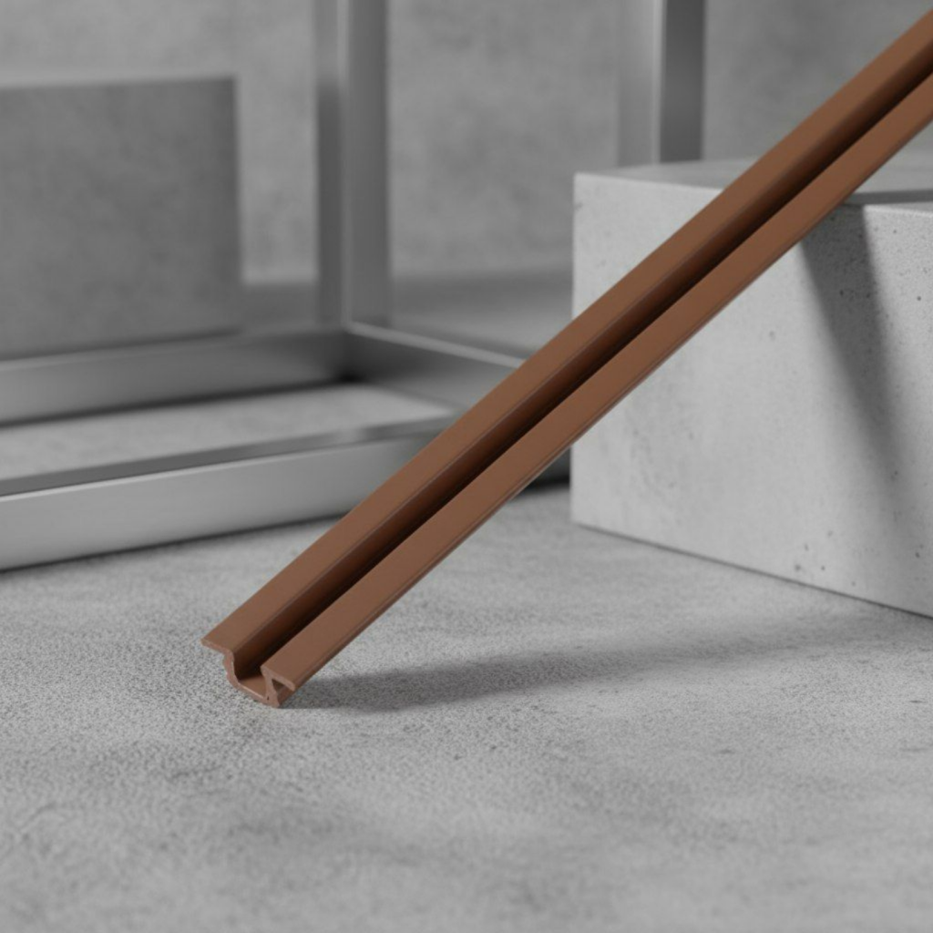 фото Профиль напр.врезной коричневый 2,5м