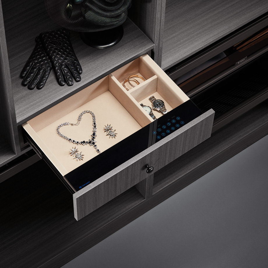 фото Выдвижной сейф с тачскрином Unihopper, в базу 600 мм, MOKA