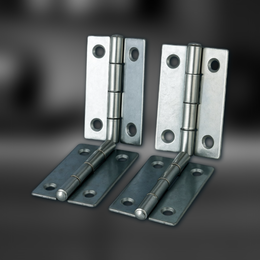 фото Петля карточная 50х30, никель