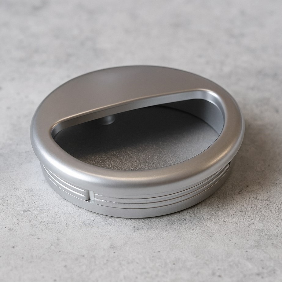 фото Ручка врезная D=50, металлик