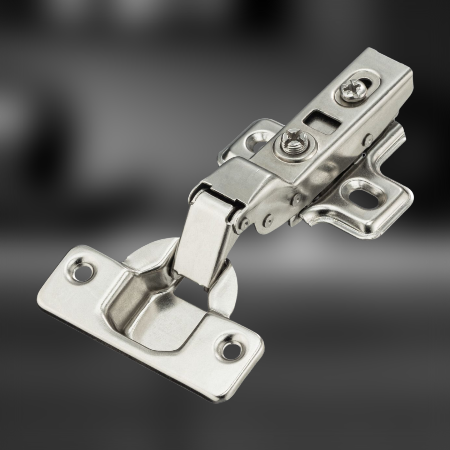 фото Петля полунакладная 091370.052 Clip-on с доводчиком