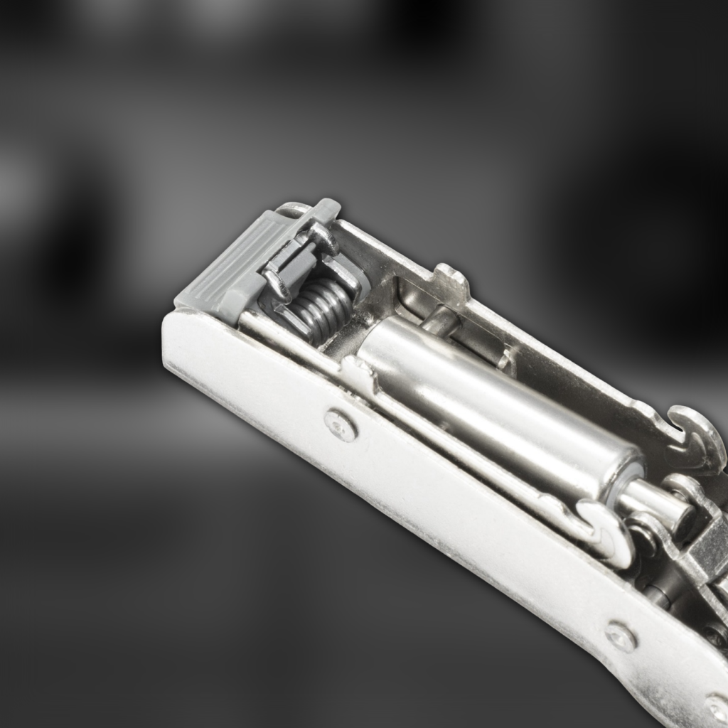 фото Петля полунакладная MF Prima All-2-Way 3D, Clip-on, доводчиком, мягкий ход, никель