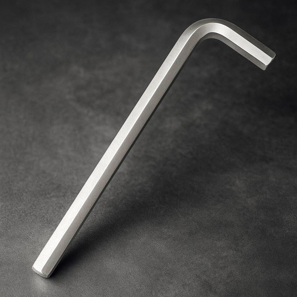 фото Ключ шестигранный для евровинта 4мм "Г"-образный, закаленная сталь