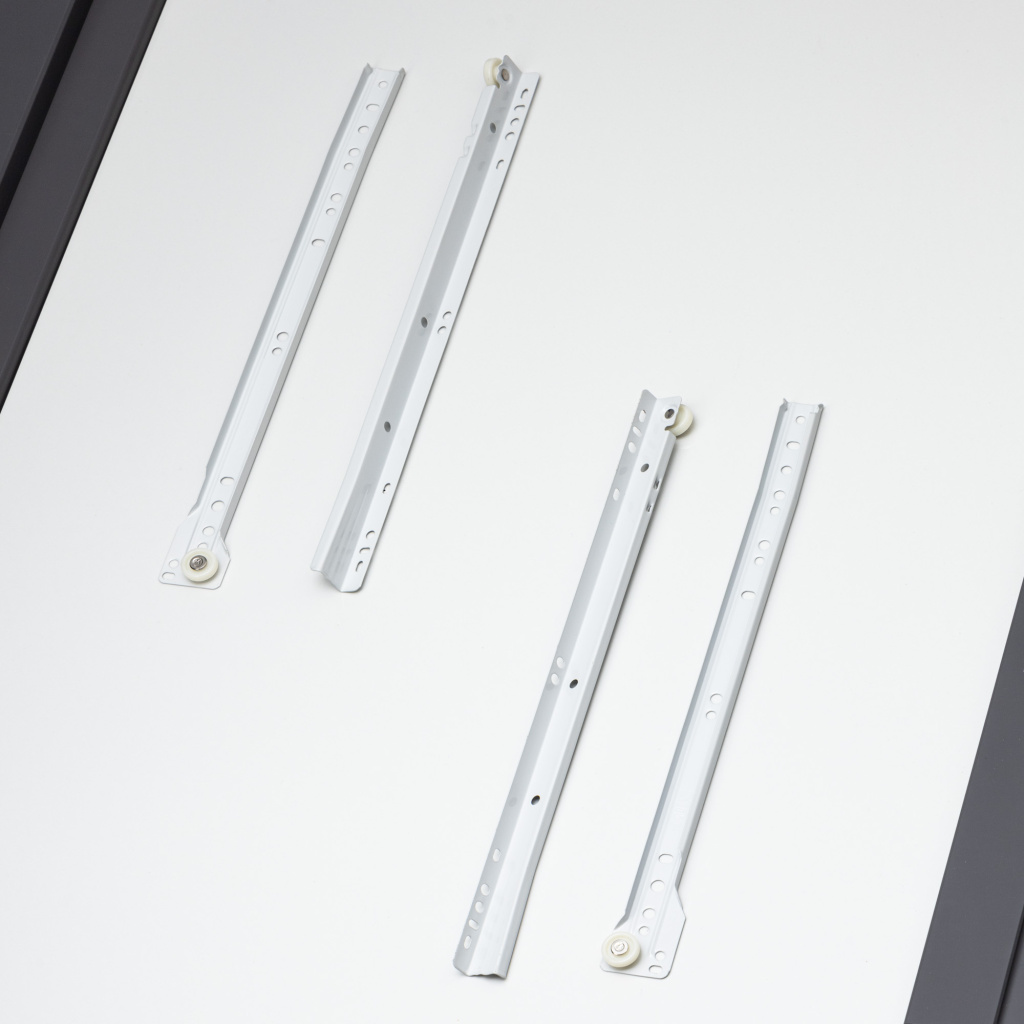 фото Роликовые направляющие  DS10 350mm белые