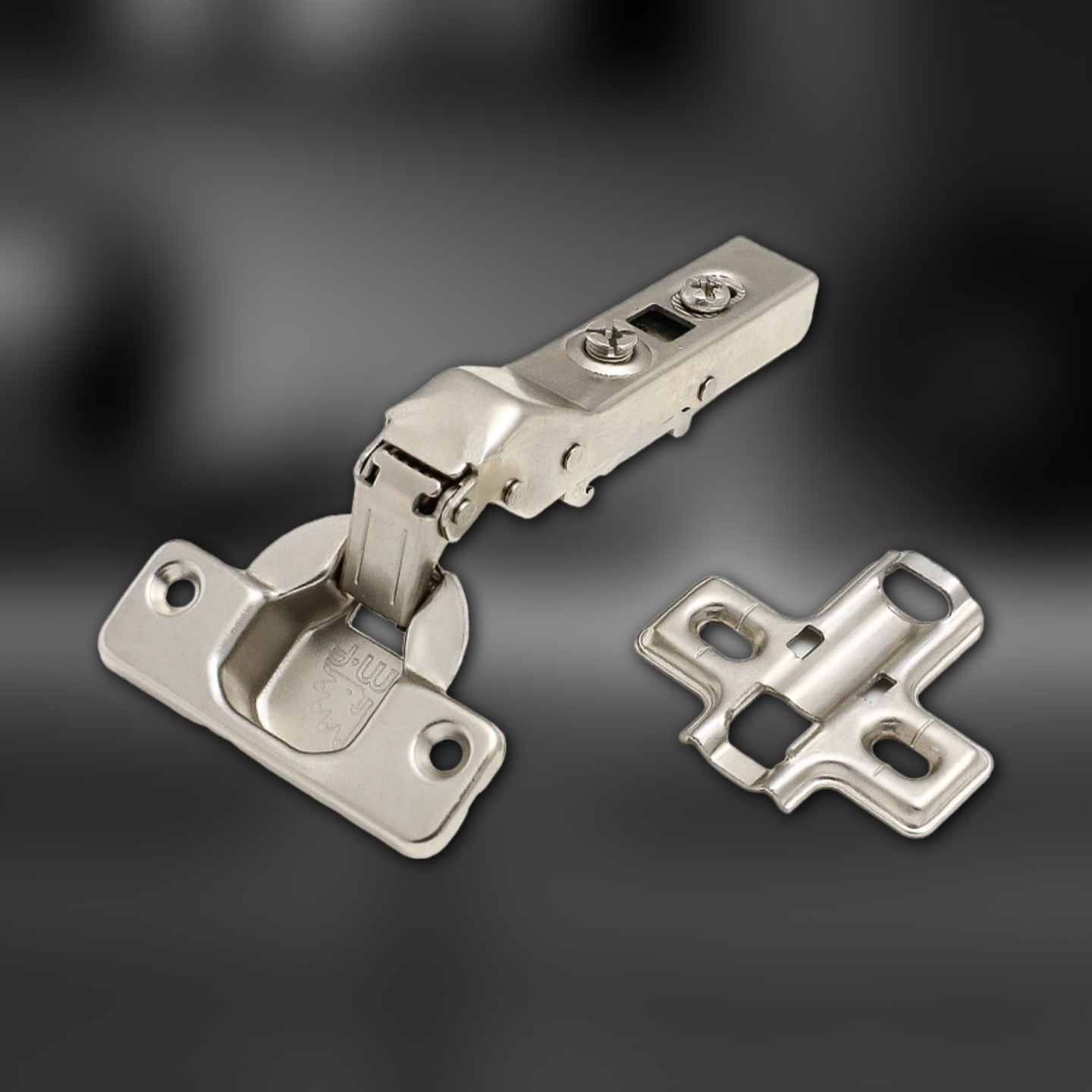 фото Петля угловая 30° Clip-on с доводчиком