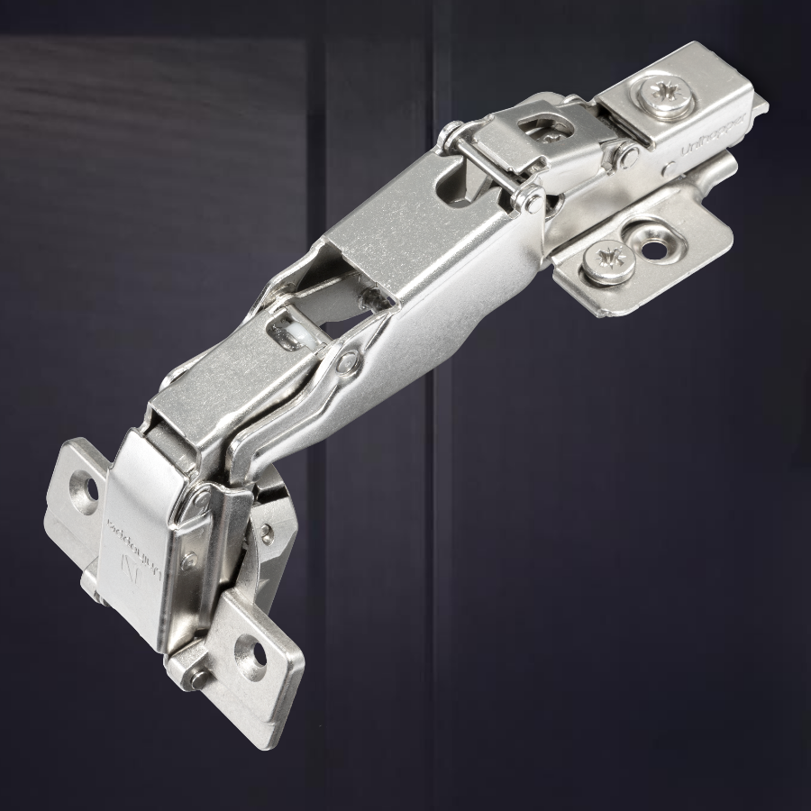 фото Угловая 165° 3D петля UNIHOPPER SETTON с доводчиком, 48 мм, с декоративной накладкой