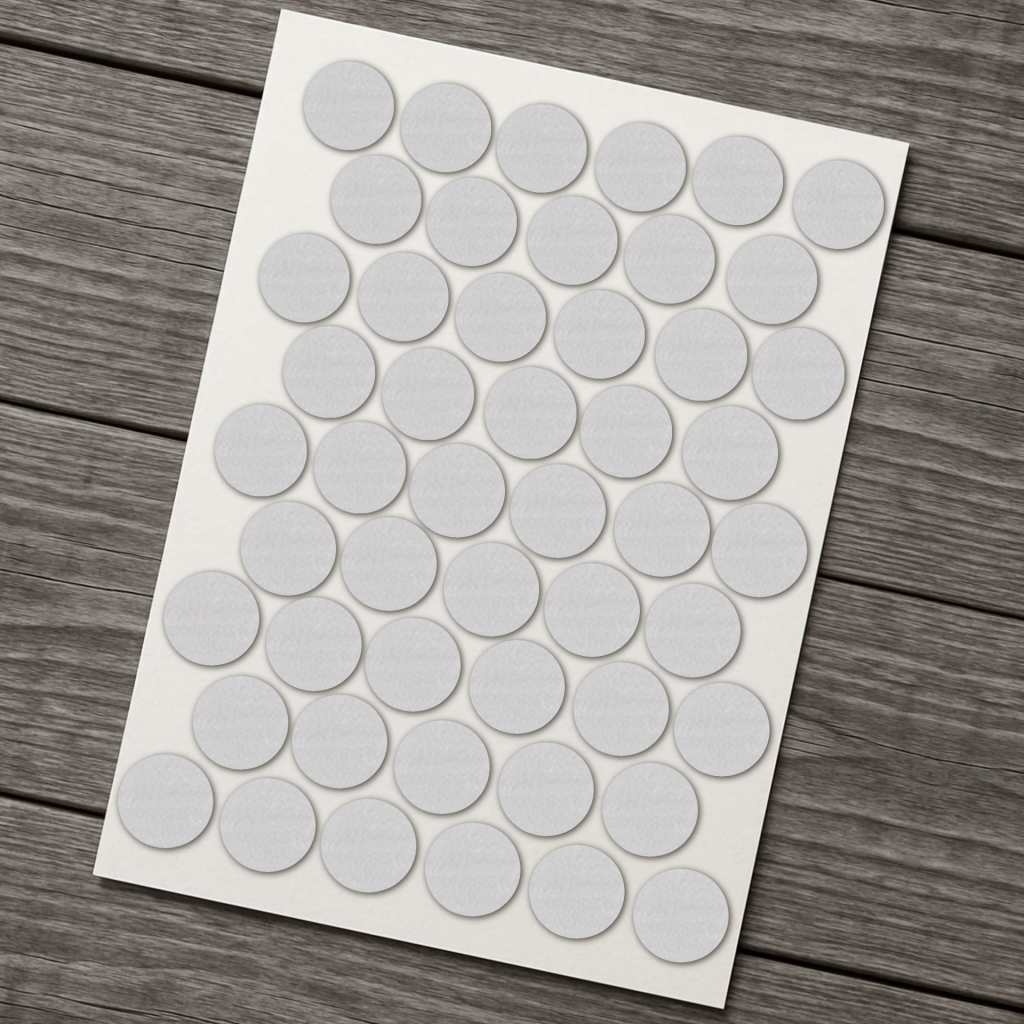 фото Заглушка самоклеящаяся D=14, серый (упаковка 2500 штук)