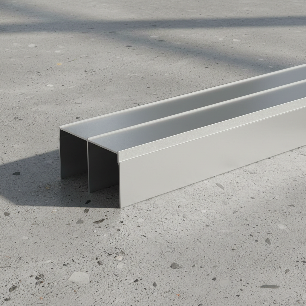 фото Направляющая верхняя двухполозная для PKM-80, AL-P-005-3м