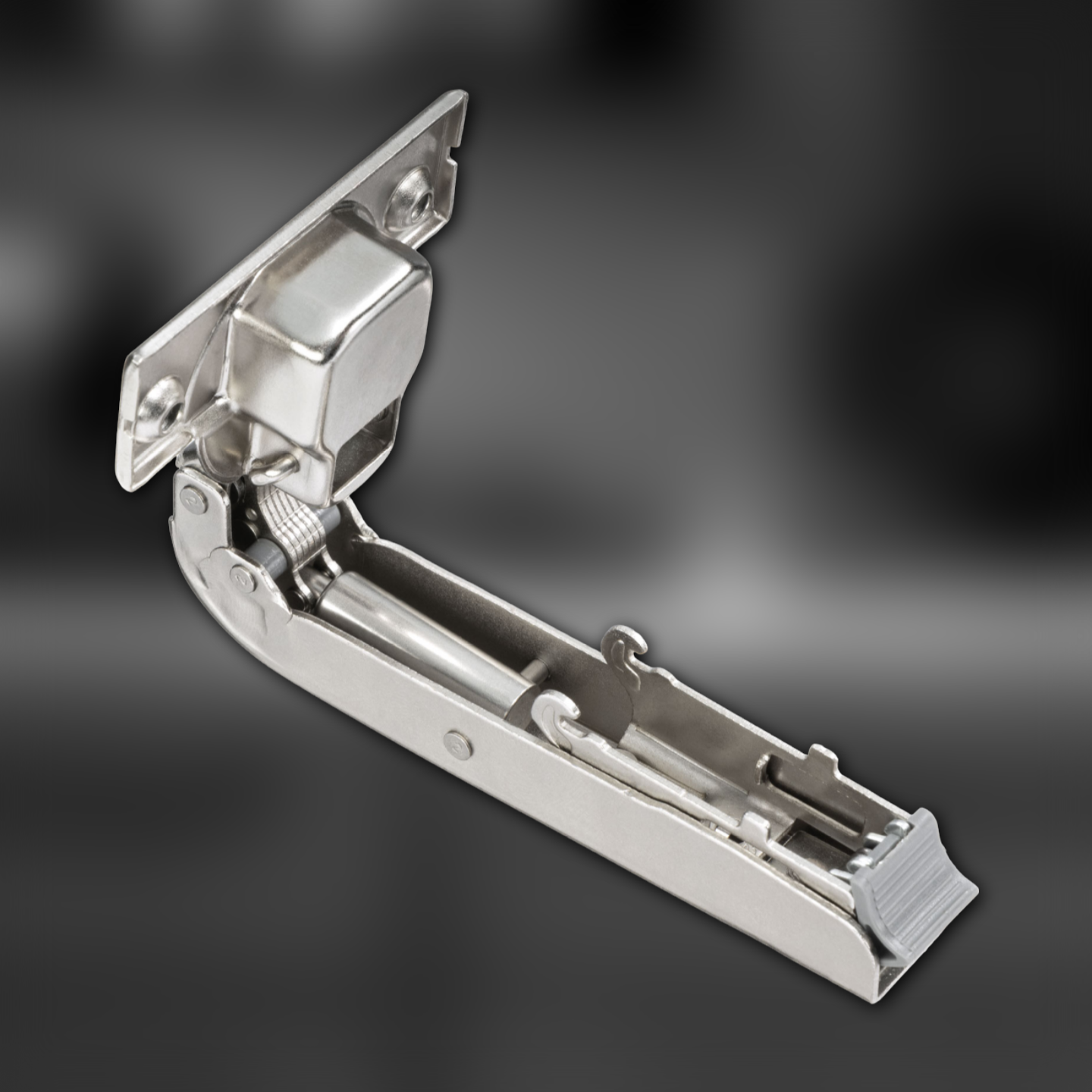 фото Петля угловая 90° MF Prima All-2-Way 3D, Clip-on, доводчиком, мягкий ход, никель