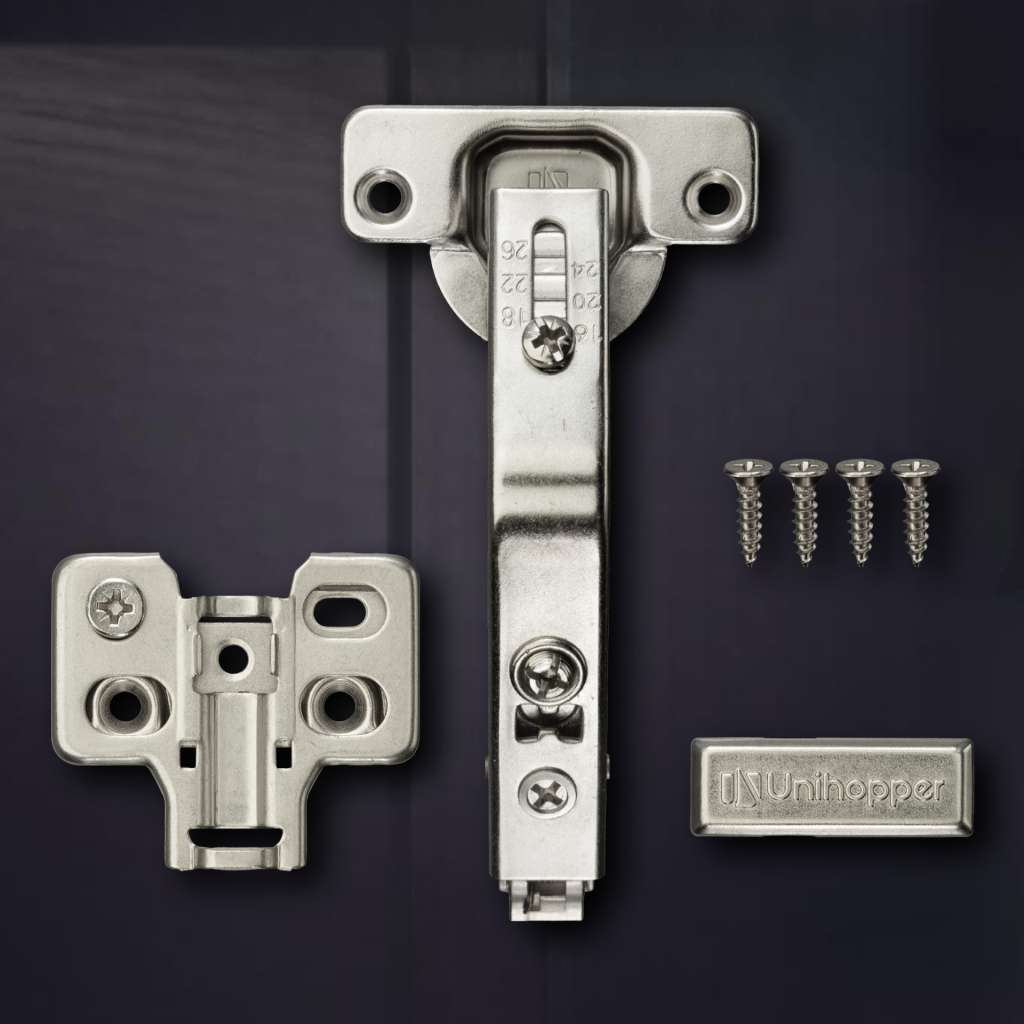 фото Карусельная 135° 3D петля UNIHOPPER SETTON, 52 мм, с декоративной накладкой