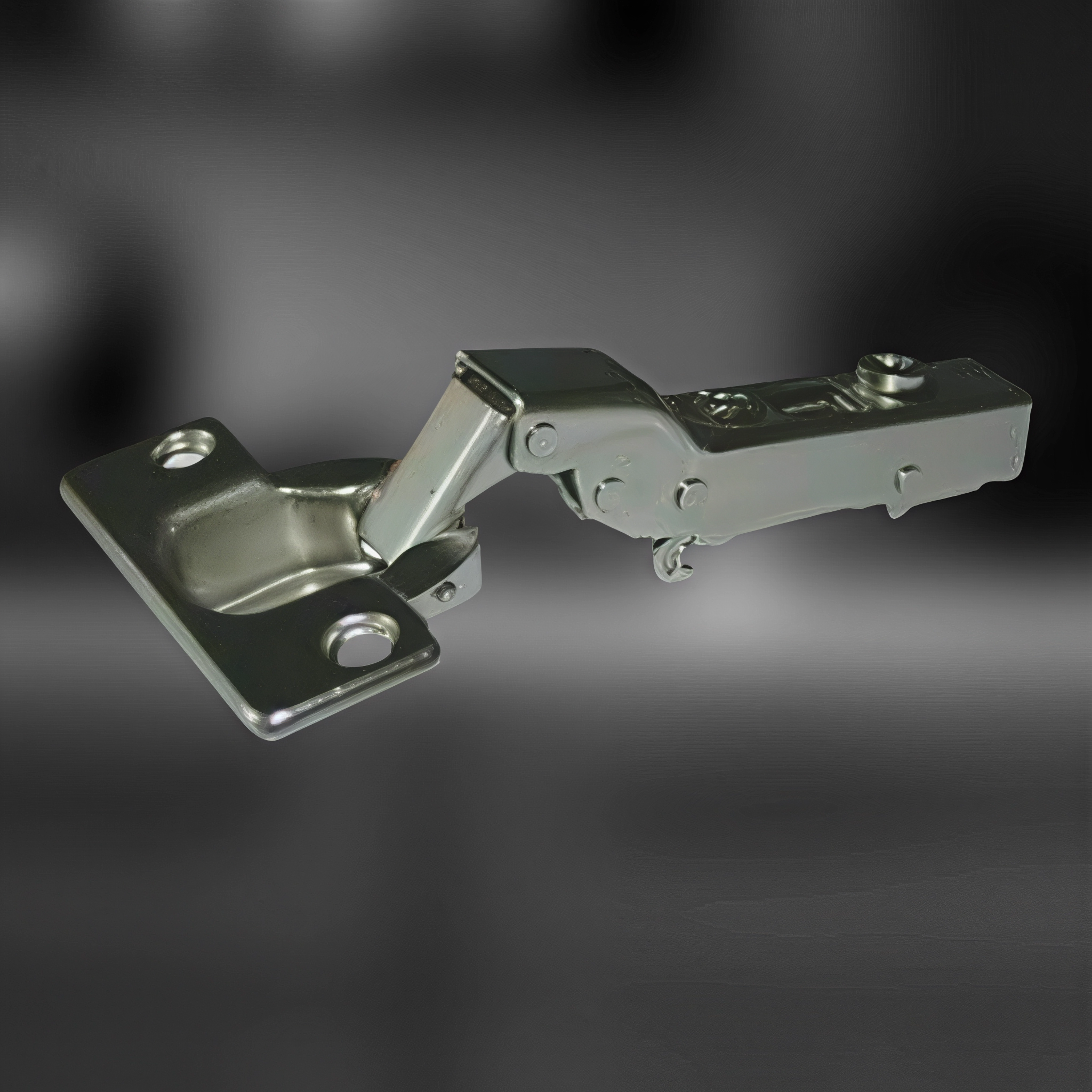 фото Петля FGV полунакладная Integra slowmotion со встроенным доводчиком