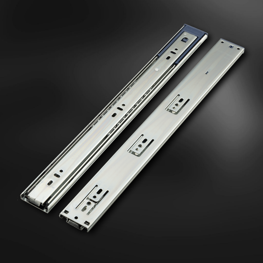 фото Шариковые направляющие полного выдвижения UNIHOPPER 400 мм H=45мм с доводчиком цинк