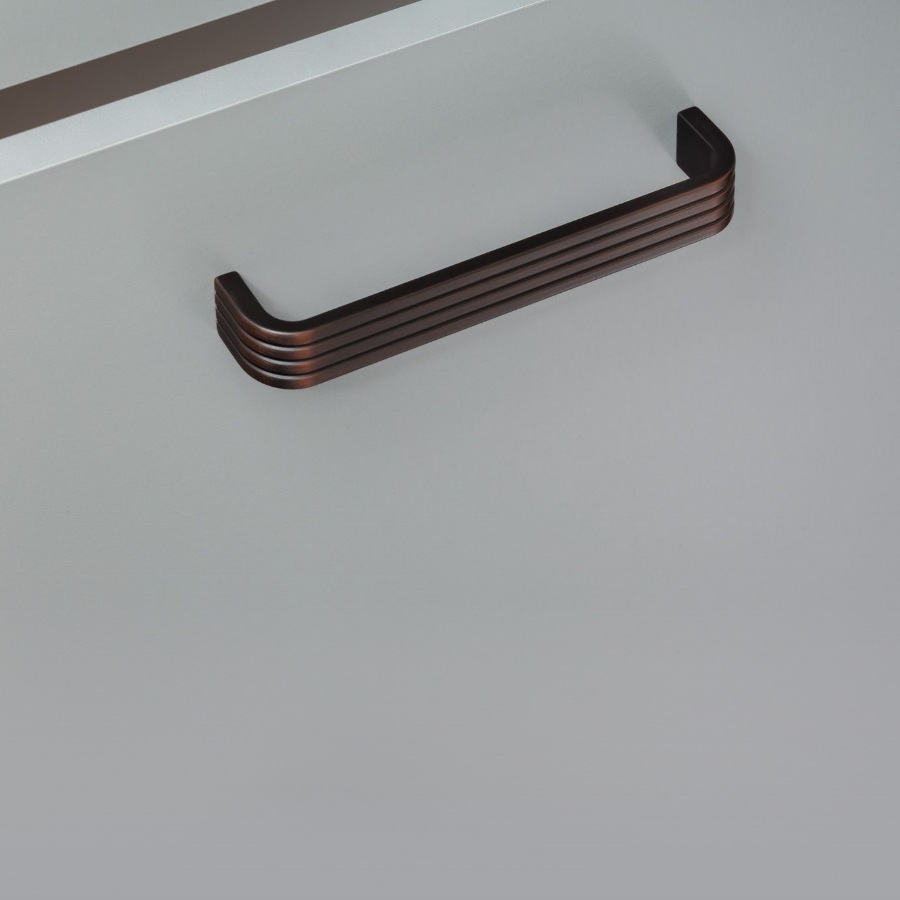 фото Ручка-скоба САРГАС, 160 мм, медь полированная