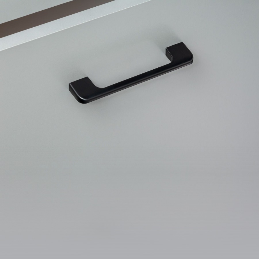 фото Ручка-скоба НИКС, 128 мм, черный матовый